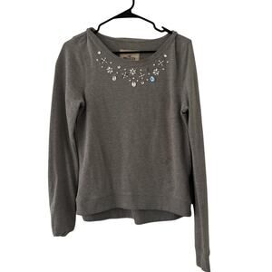 Grey Hollister co. Long Sleeve Sweater
